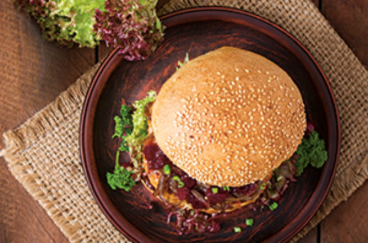 Burger souvenir des fêtes / hommage au Noël des campeurs